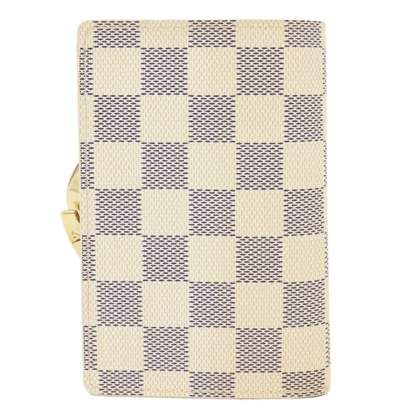 Louis Vuitton  Viennois Damier Azur Bifold Wallet White - Picture 3 of 13
